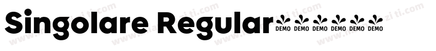 Singolare Regular字体转换